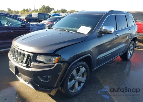 2016 Jeep Grand Cherokee Overland z USA, uszkodzony, nr VIN 1C4RJECG2GC321105